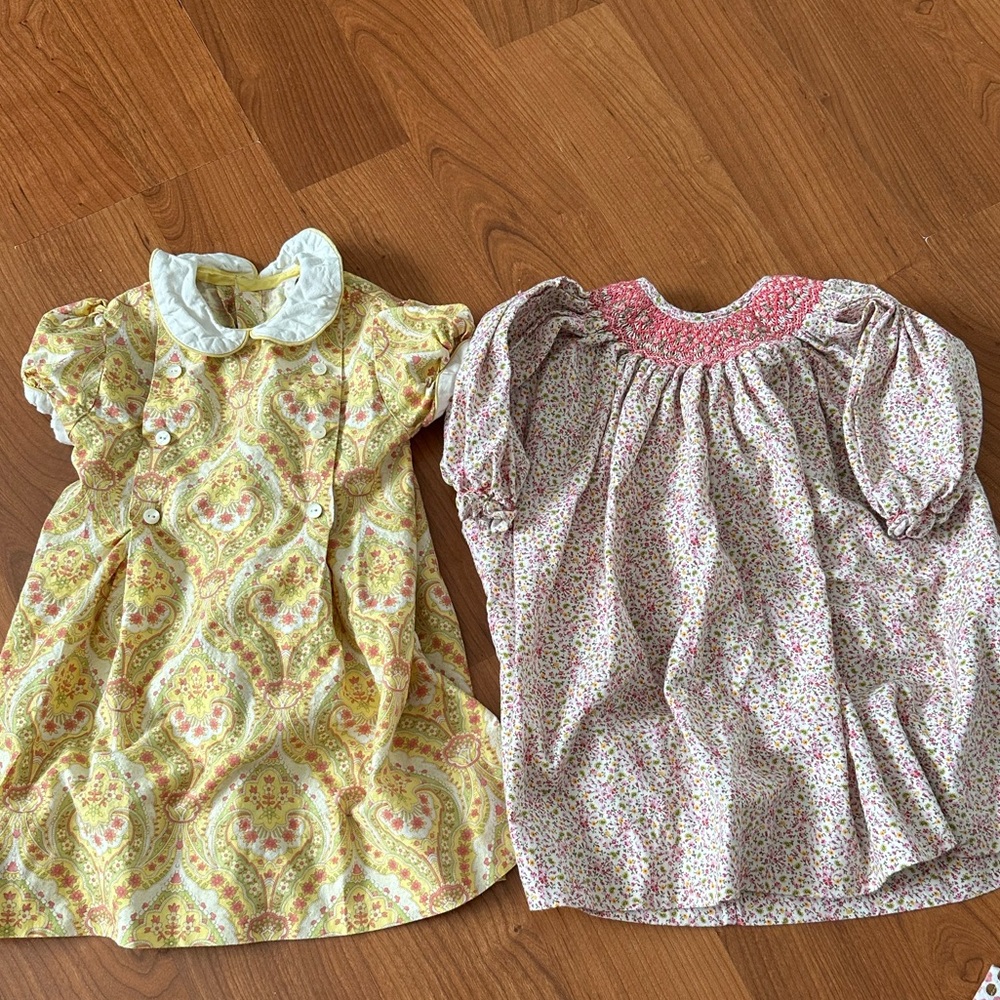 High end boutique 0-3 month baby dresses